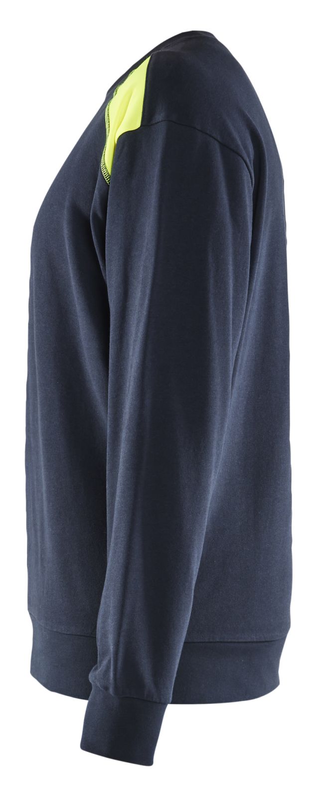Blaklader Bi-Colour sweaters 35801158 HiVis donker marineblauw-fluo geel(8633)
