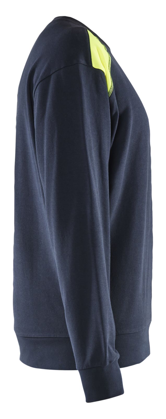 Blaklader Bi-Colour sweaters 35801158 HiVis donker marineblauw-fluo geel(8633)