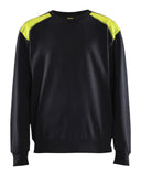Blaklader sweaters 35801158 zwart-fluo geel(9933)