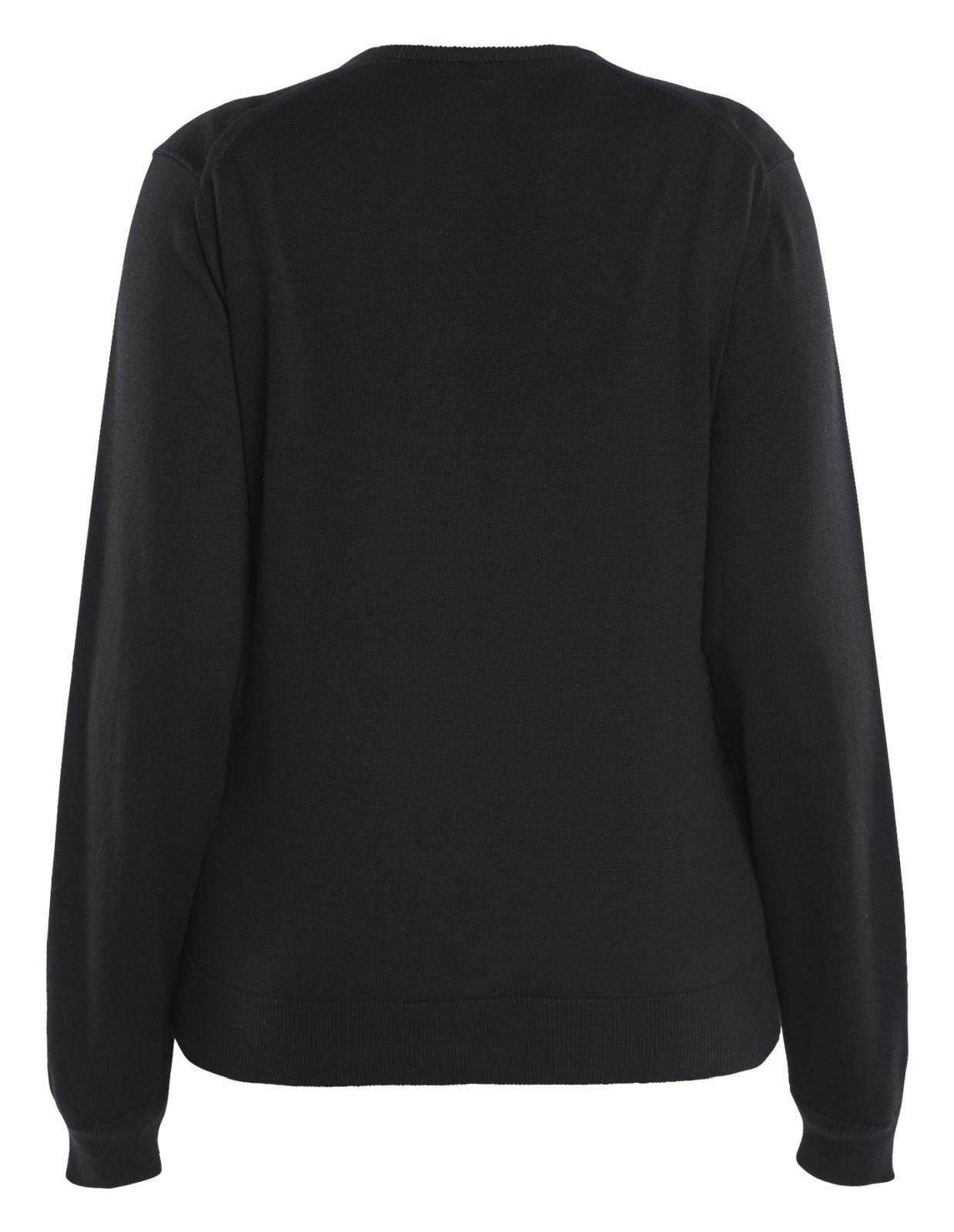 Blaklader Dames Truien 35912122 gebreid pullover katoen zwart(9900)
