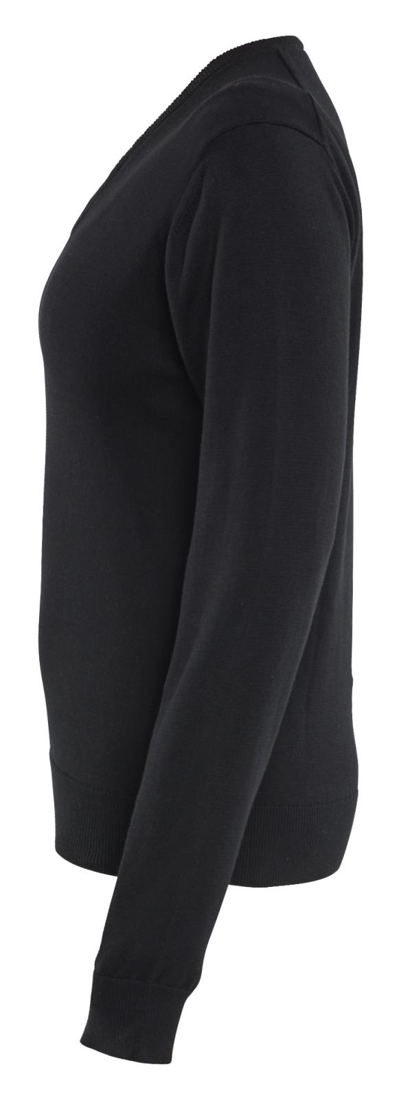 Blaklader Dames Truien 35912122 gebreid pullover katoen zwart(9900)