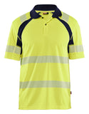 Blaklader High vis UV Poloshirts 35951013 HiVis fluo geel-marineblauw(3389)