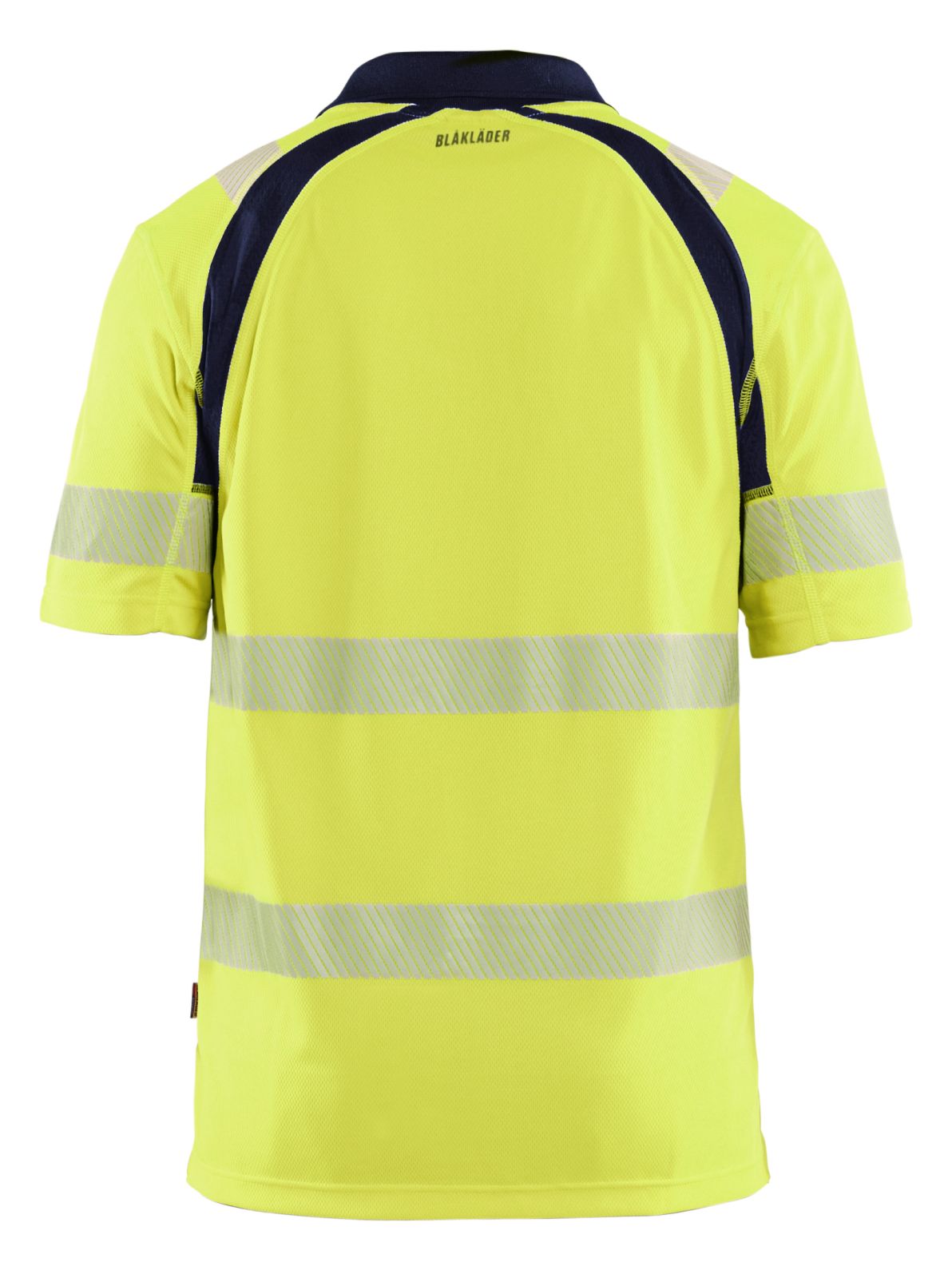 Blaklader High vis Poloshirts 35951013 UV HiVis fluo geel-marineblauw(3389)