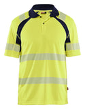 Blaklader High Vis Poloshirts 35951013 UV HiVis fluo geel-marineblauw(3389)