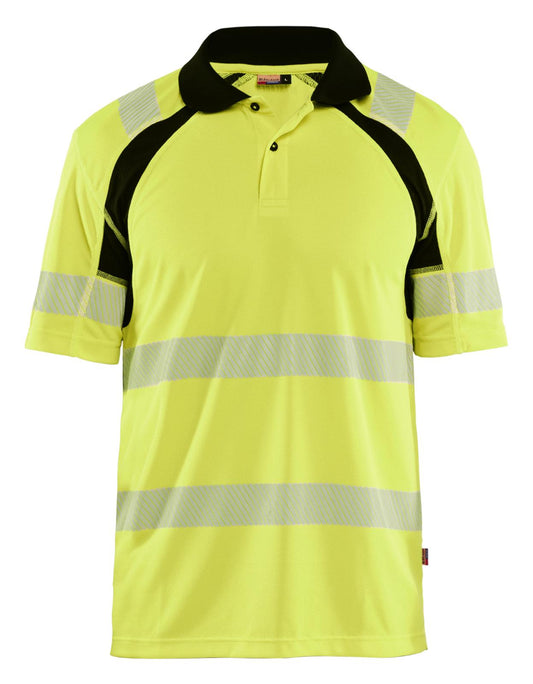 Blaklader High Vis Poloshirts 35951013 UV HiVis fluo geel-zwart(3399)