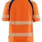 Blaklader High vis Poloshirts 35951013 UV HiVis fluo oranje-marineblauw(5389)