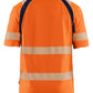 Blaklader High vis UV Poloshirts 35951013 HiVis fluo oranje-marineblauw(5389)