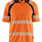 Blaklader High vis Poloshirts 35951013 UV HiVis fluo oranje-marineblauw(5389)