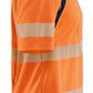 Blaklader High vis Poloshirts 35951013 UV HiVis fluo oranje-marineblauw(5389)