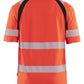 Blaklader High vis Poloshirts 35951013 UV HiVis fluo rood-zwart(5599)
