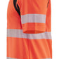 Blaklader High Vis Poloshirts 35951013 UV HiVis fluo rood-zwart(5599)