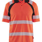 Blaklader High Vis Poloshirts 35951013 UV HiVis fluo rood-zwart(5599)