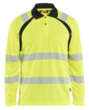 Blaklader High vis Poloshirt 35981013 UV lange mouwen HiVis fluo geel-zwart(3399)