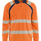 Blaklader High Vis Poloshirt 35981013 UV lange mouwen HiVis fluo oranje-marineblauw(5389)