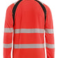 Blaklader High Vis Poloshirt 35981013 UV lange mouwen HiVis fluo rood-zwart(5599)