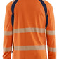 Blaklader High Vis t-shirts 35991013 UV longsleeve fluo oranje-marineblauw(5389)