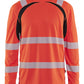 Blaklader High vis t-shirts 35991013 UV longsleeve fluo rood-zwart(5599)