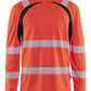Blaklader High Vis t-shirts 35991013 UV longsleeve fluo rood-zwart(5599)