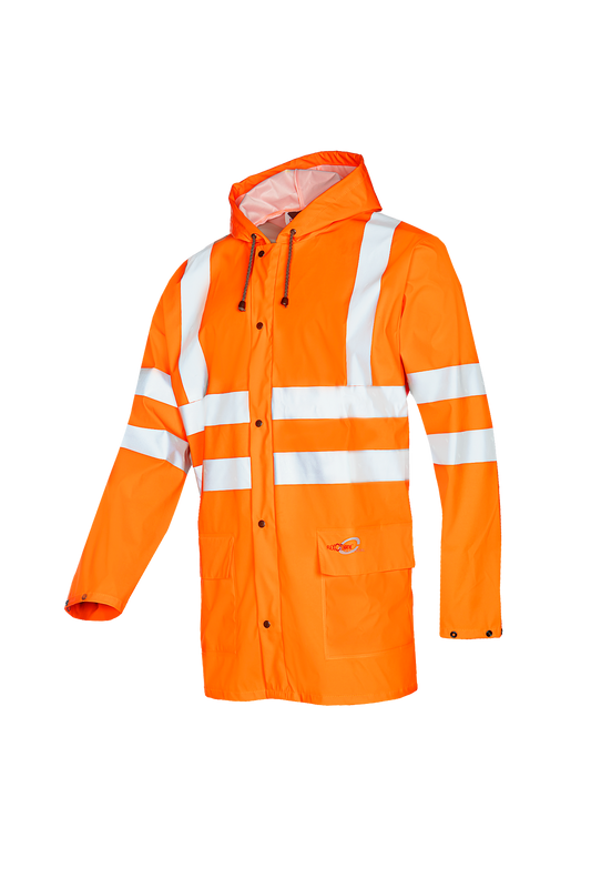 Sioen regenjas Eshton HiVis fluo oranje