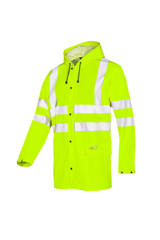 Sioen regenjas Eshton HiVis fluo geel
