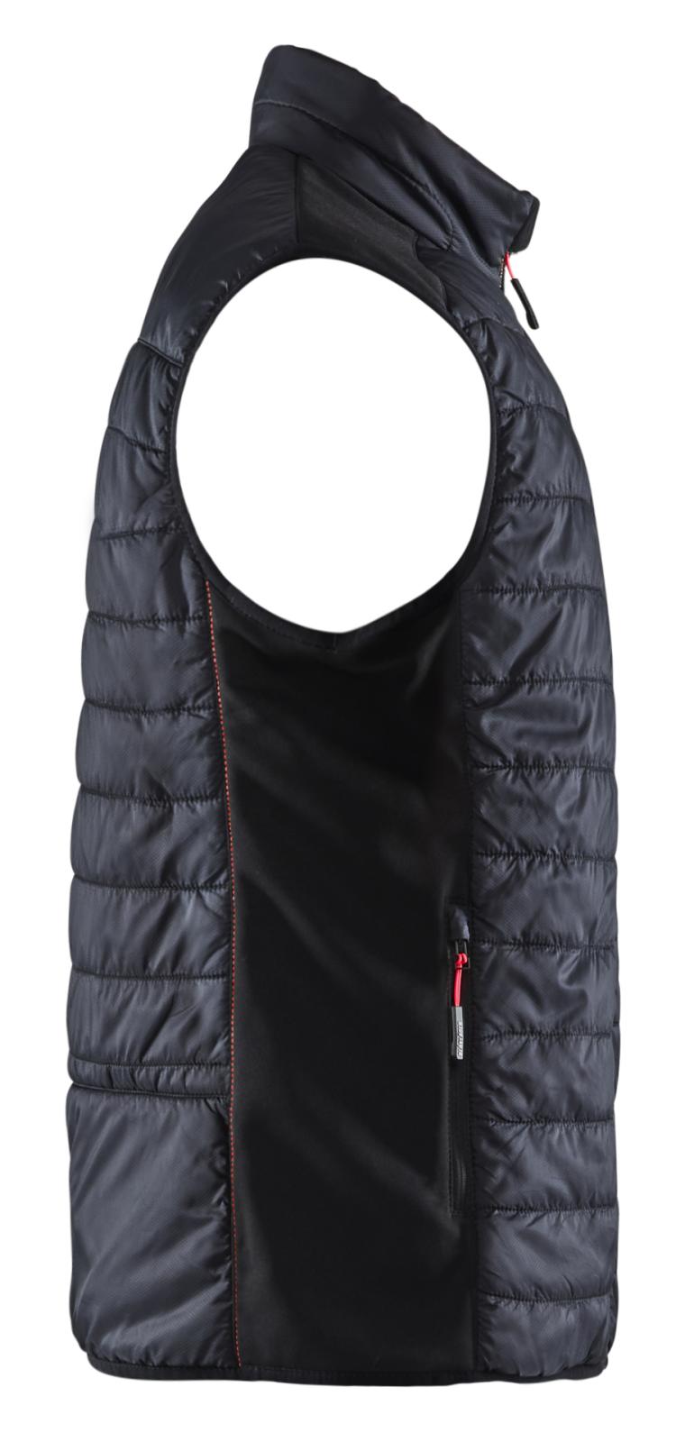 Blaklader bodywarmers 38632030 zwart-rood(9956)