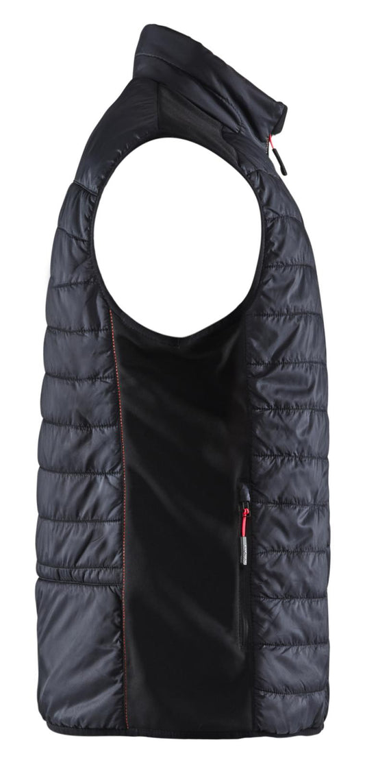 Blaklader bodywarmers 38632030 zwart-rood(9956)