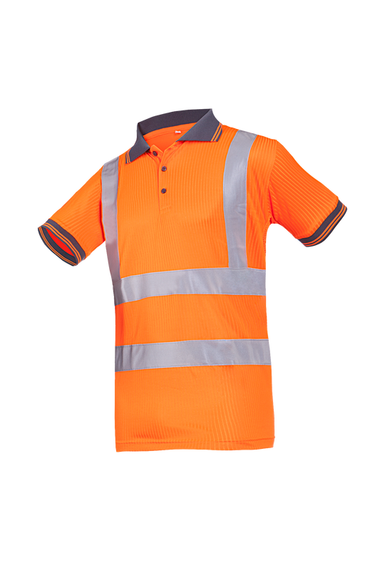 Sioen Poloshirts Molina  fluo-oranje