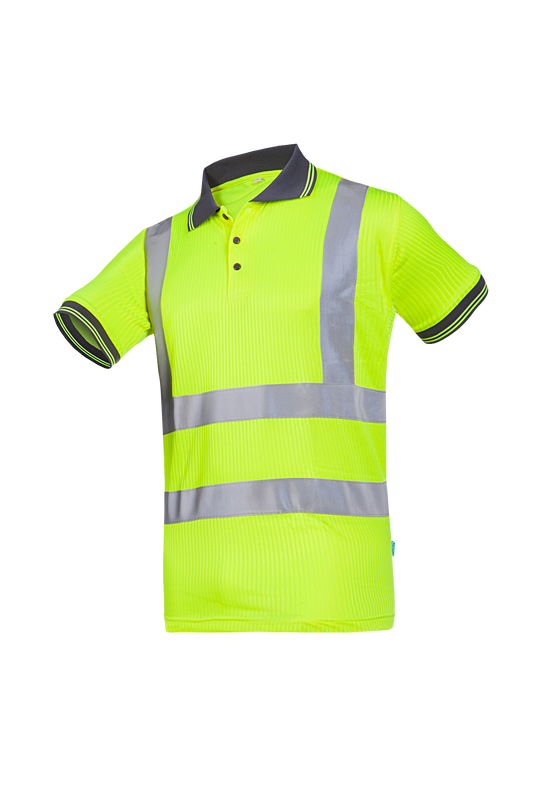 Sioen Poloshirts Molina  fluo-geel