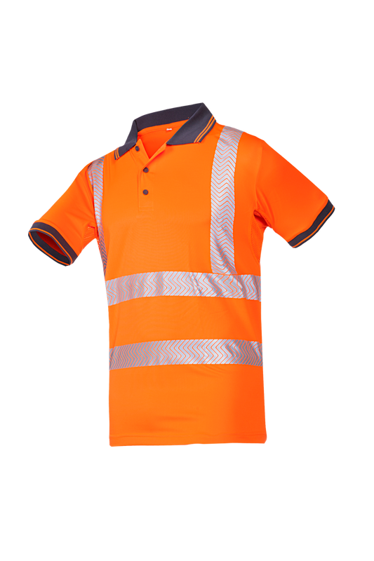 Sioen Poloshirts Tiola  fluo-oranje