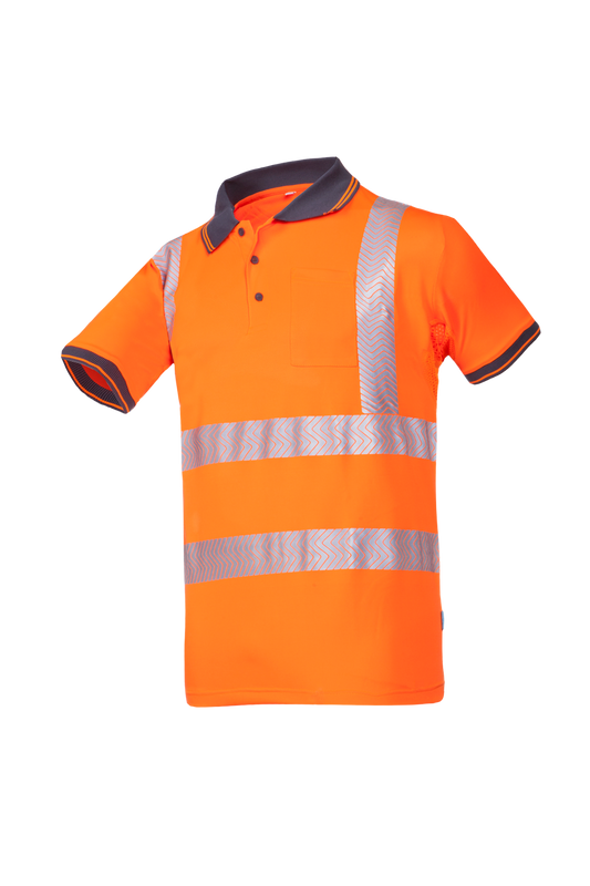 Sioen Poloshirts Rotto  fluo-oranje