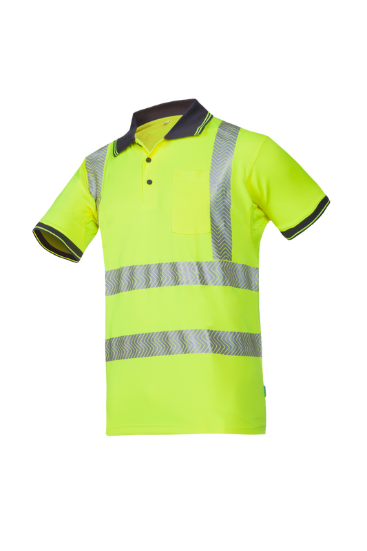 Sioen Poloshirts Rotto  fluo-geel