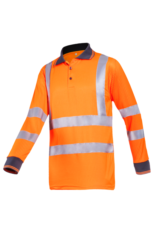 Sioen Poloshirts Olgiata  fluo-oranje