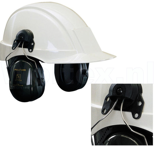 3M Peltor Gehoorkappen 3M Versaflo OPT2P3AF Optime II Met helmbevestiging groen