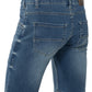 Brams Paris Seasonal NOS Shorts Korte broeken Nout C92 light blue stretch denim short lichtblauw(001)