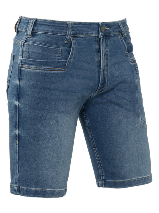 Brams Paris Seasonal NOS Shorts Korte broeken Nout C92 light blue stretch denim short lichtblauw(001)