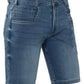 Brams Paris Seasonal NOS Shorts Korte broeken Nout C92 light blue stretch denim short lichtblauw(001)