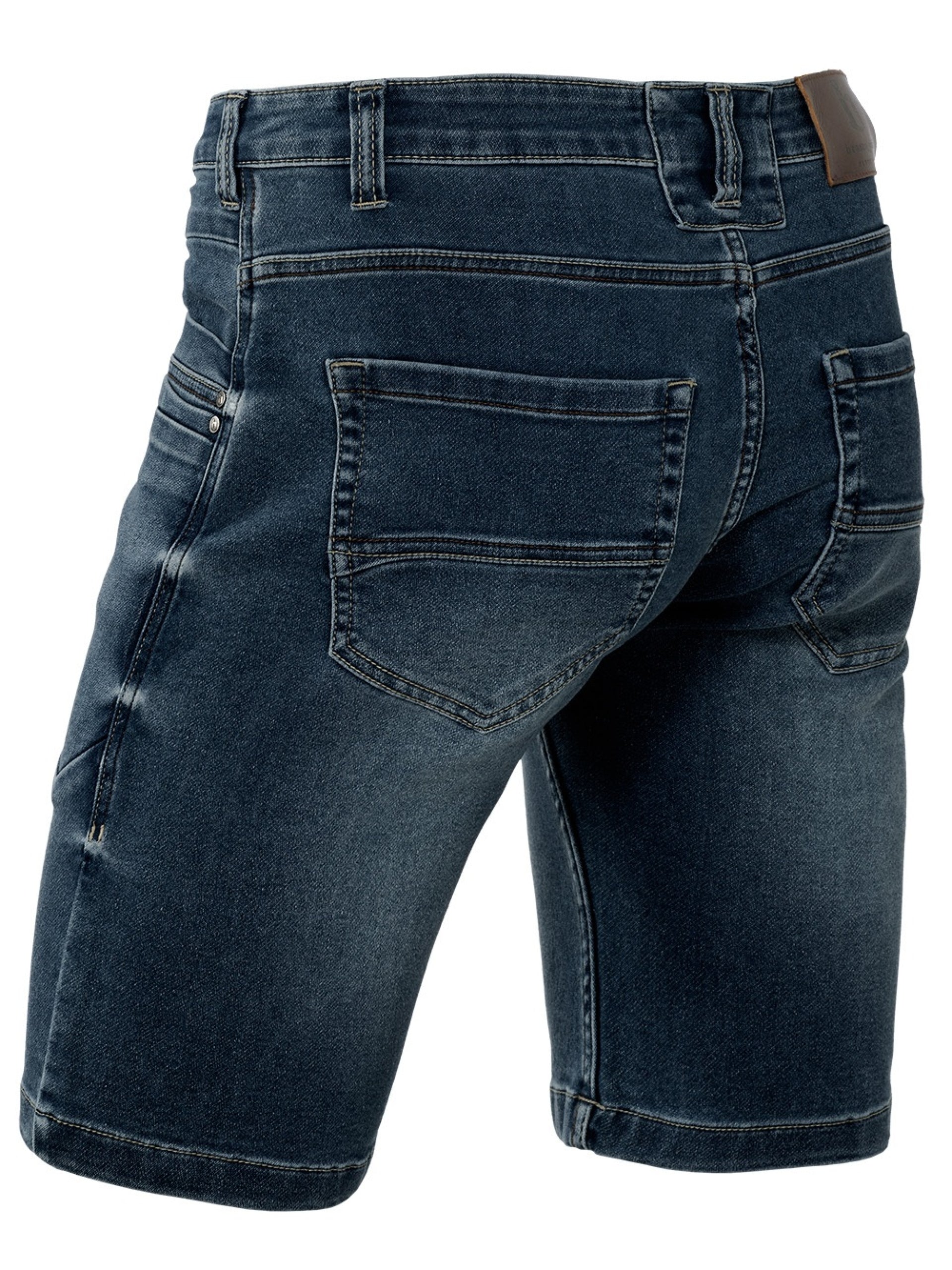 Brams Paris Seasonal NOS Shorts Korte broeken Nout C96 dark blue stretch denim short donkerblauw(001)