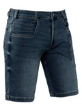 Brams Paris Seasonal NOS Shorts Korte broeken Nout C96 dark blue stretch denim short donkerblauw(001)
