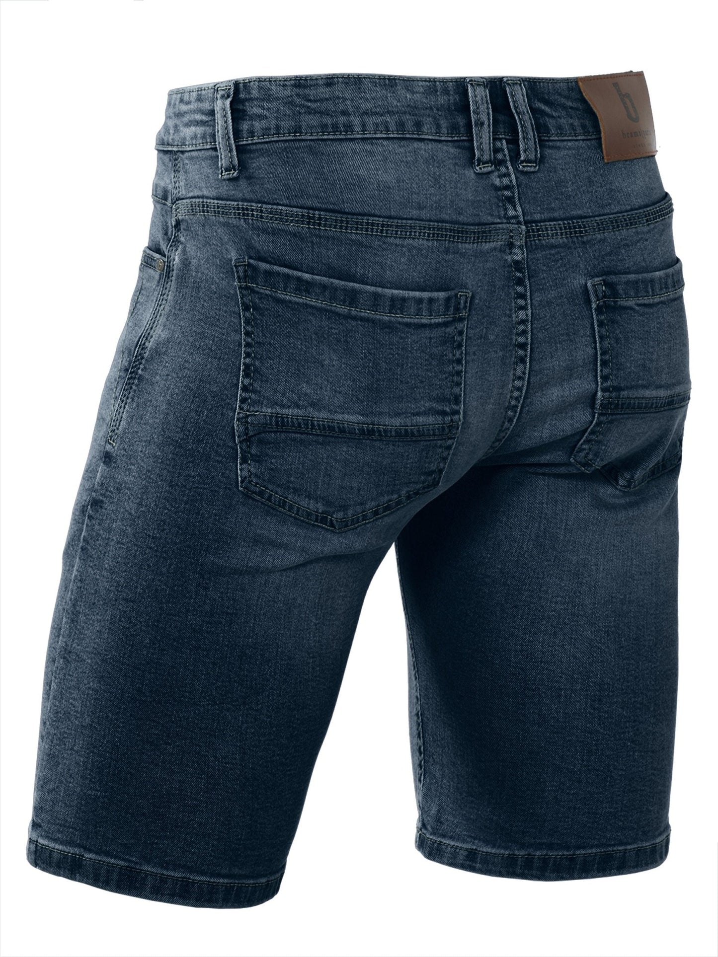 Brams Paris Seasonal NOS Shorts Korte broeken Niels C96 dark blue stretch denim short donkerblauw(001)