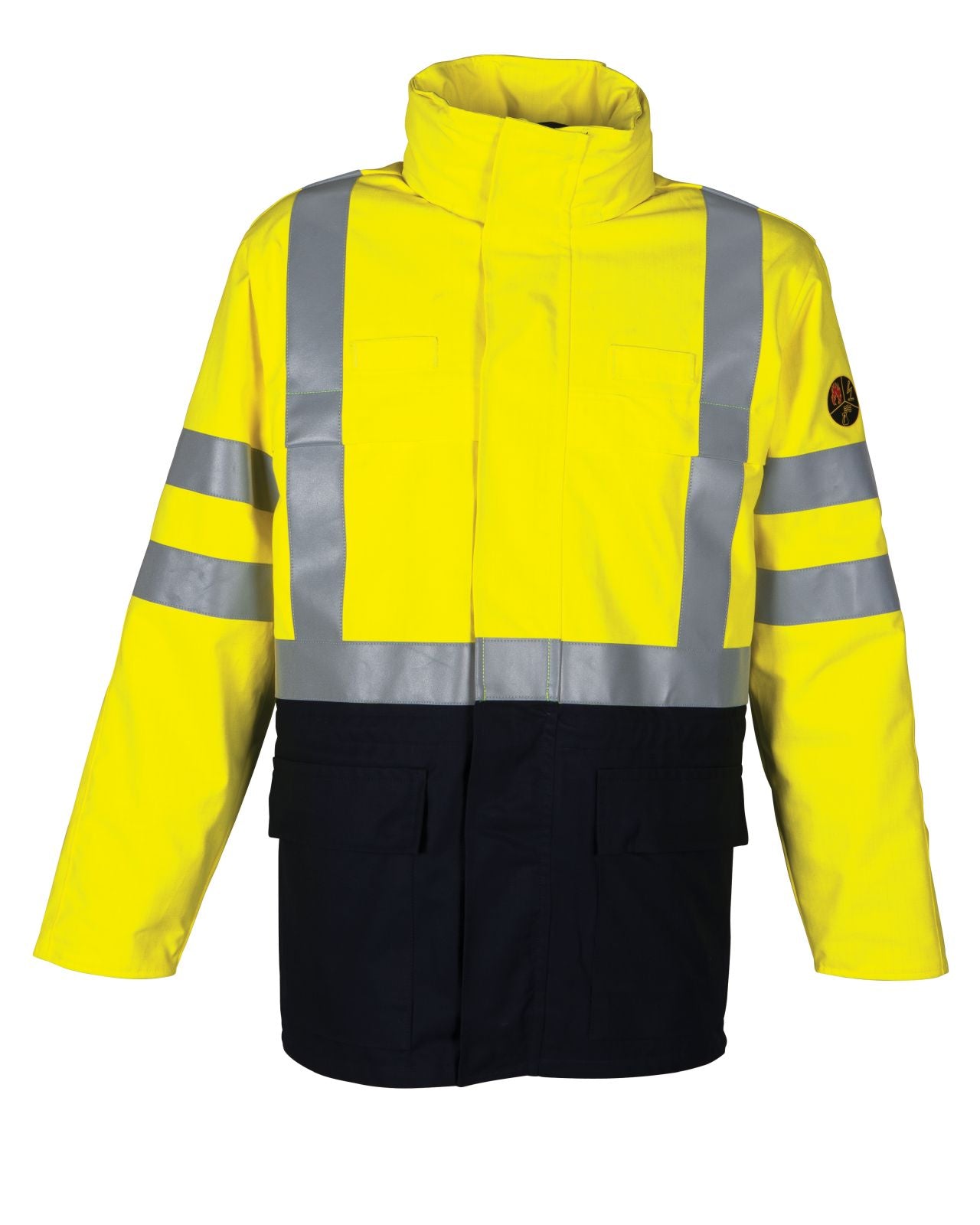 Havep Multi Protector Parka's 40005 marineblauw-fluo geel(AAA)