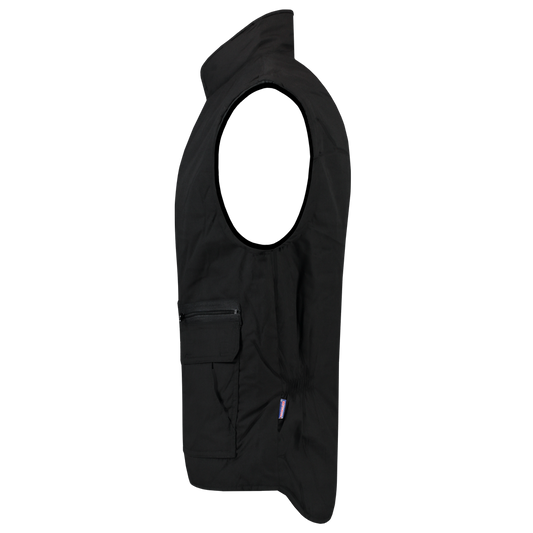 Tricorp Casual Bodywarmers 401001-BW160 Drukknopen Polyester- katoen zwart(black)