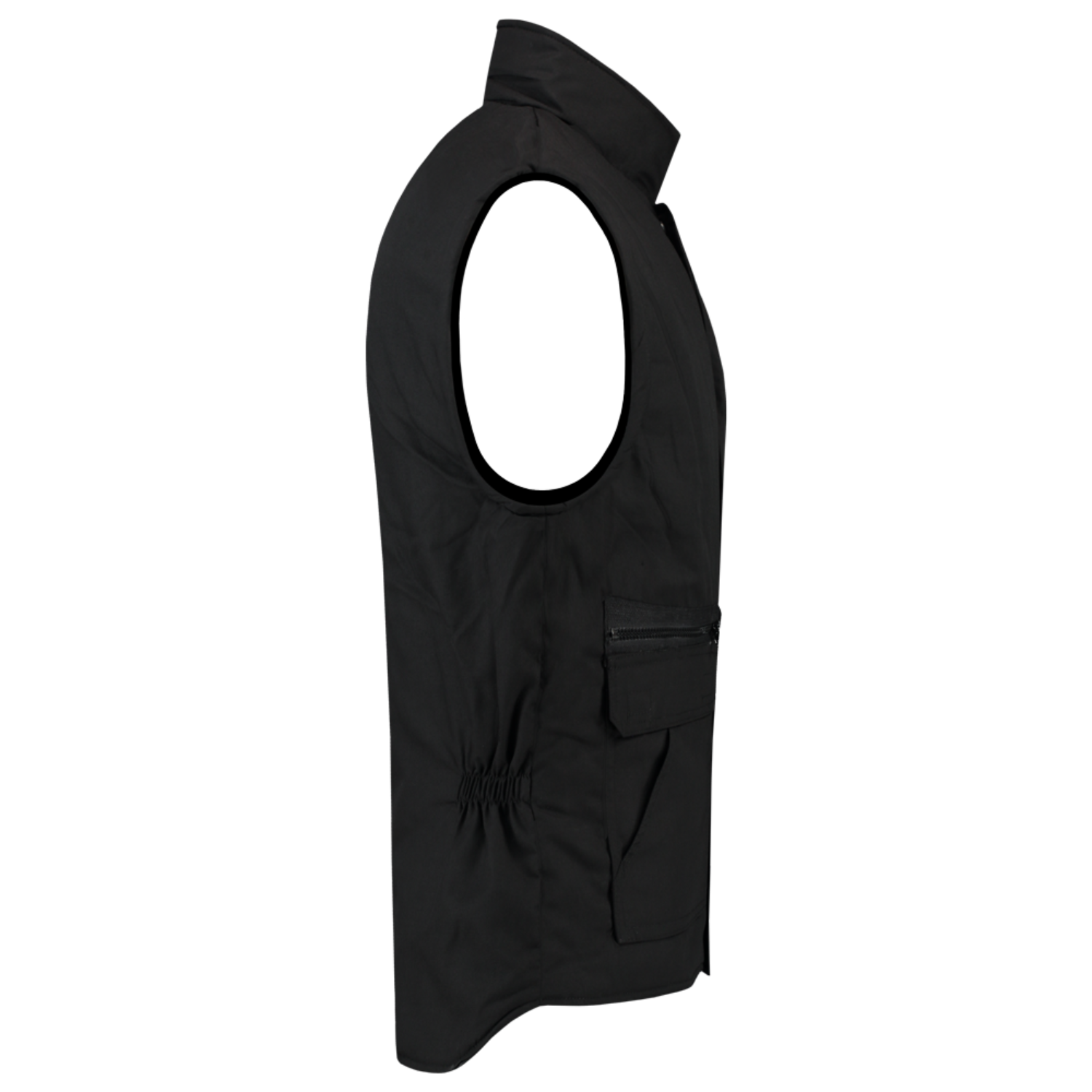 Tricorp Casual Bodywarmers 401001-BW160 Drukknopen Polyester- katoen zwart(black)