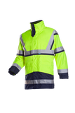 Sioen Jassen Powell regen HiVis fluo geel-marineblauw