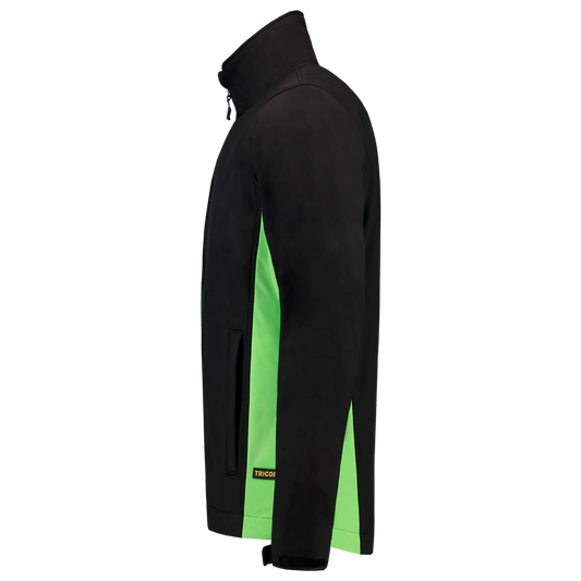 Tricorp Workwear Bicolor Jassen 402002-TJ2000 zwart-limoen(blacklime)