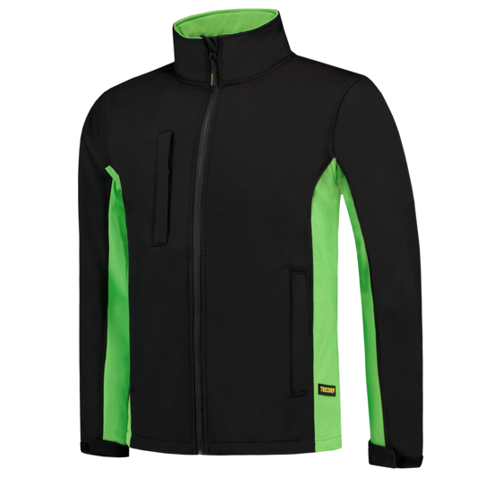Tricorp Workwear Bicolor Jassen 402002-TJ2000 zwart-limoen(blacklime)