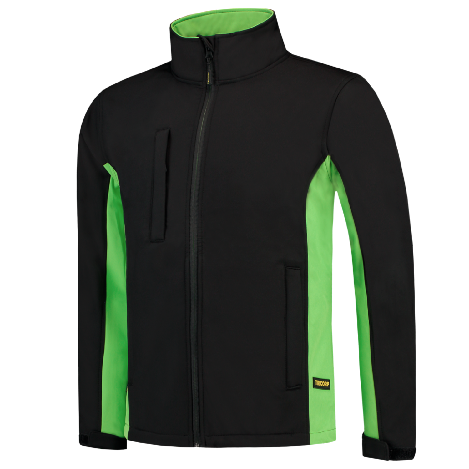 Tricorp Workwear Jassen 402002-TJ2000 zwart-limoen(blacklime)