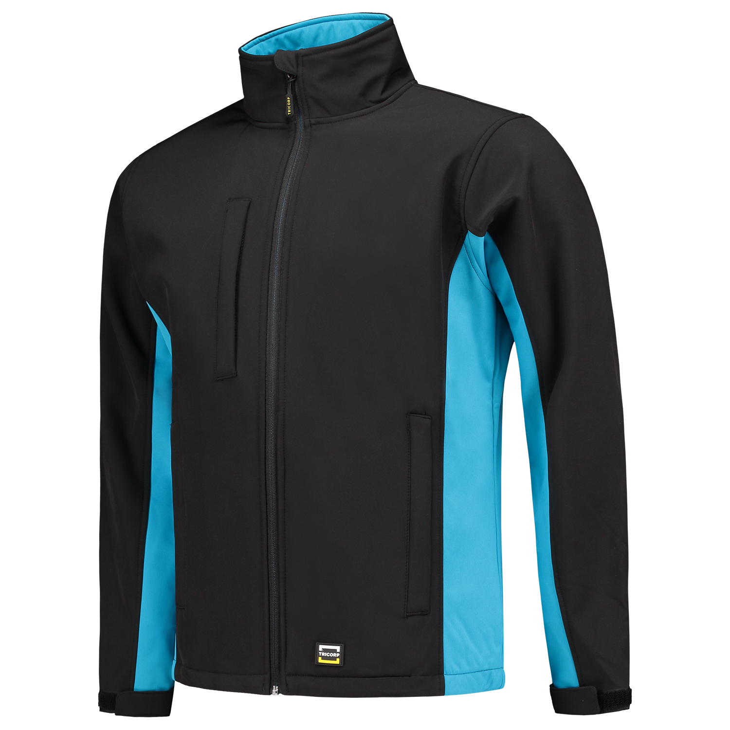 Tricorp Workwear Jassen 402002-TJ2000 zwart-turkoois(blackturquoise)