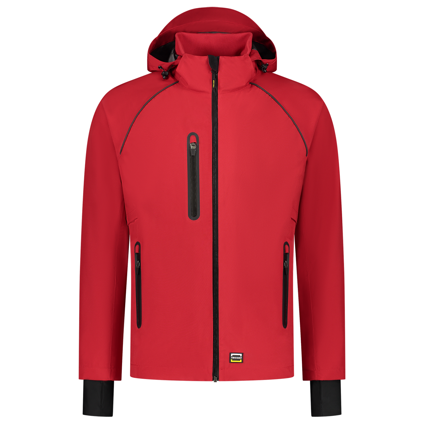 Tricorp Workwear Jassen 402018 tech shell waterdicht winddicht unisez rood(red)