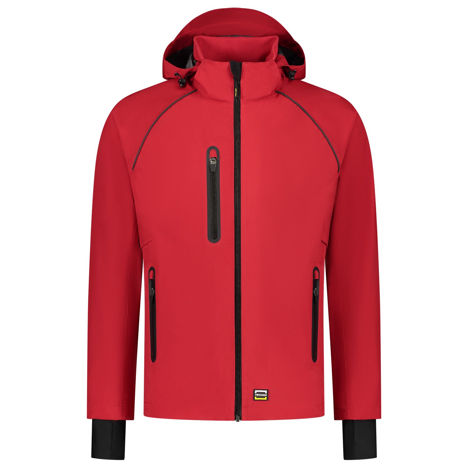 Tricorp Workwear Jassen 402018 tech shell waterdicht winddicht unisez rood(red)