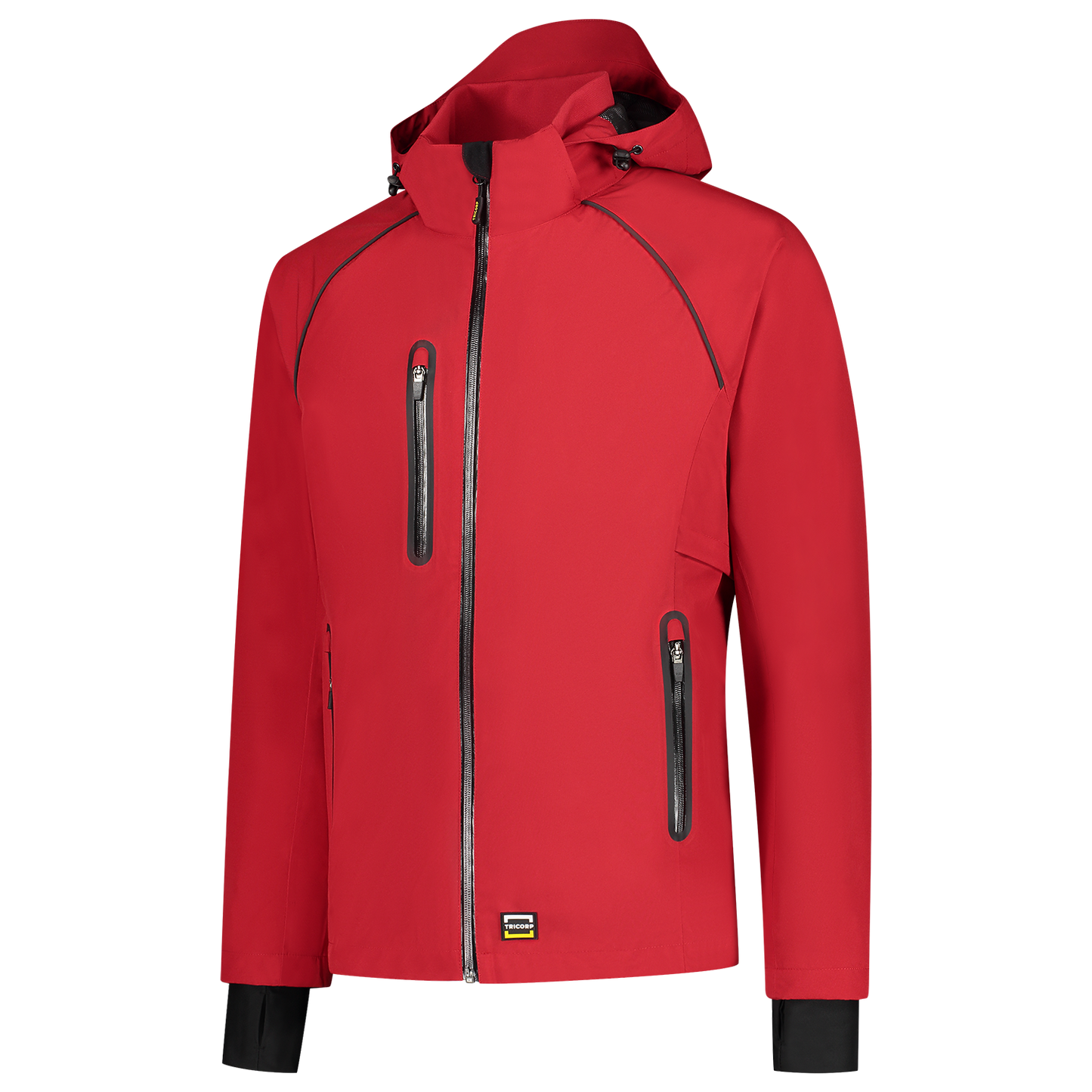 Tricorp Workwear Jassen 402018 tech shell waterdicht winddicht unisez rood(red)